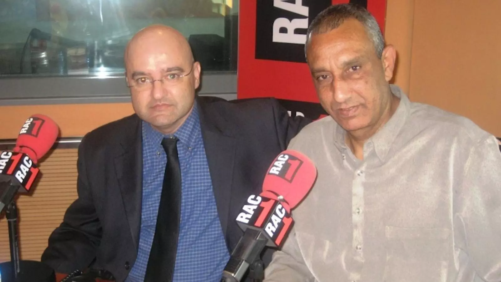 Dionisio Moreno i Mohamed Aziz als estudis de RAC1