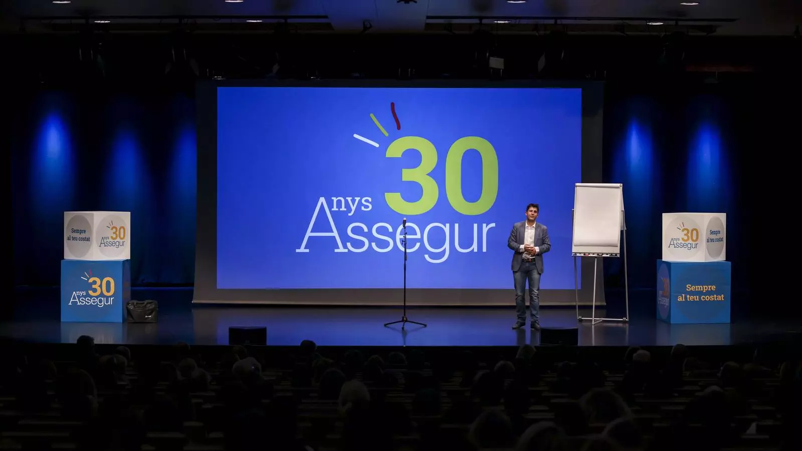 Jorge Luengo en la festa d'Assegur.