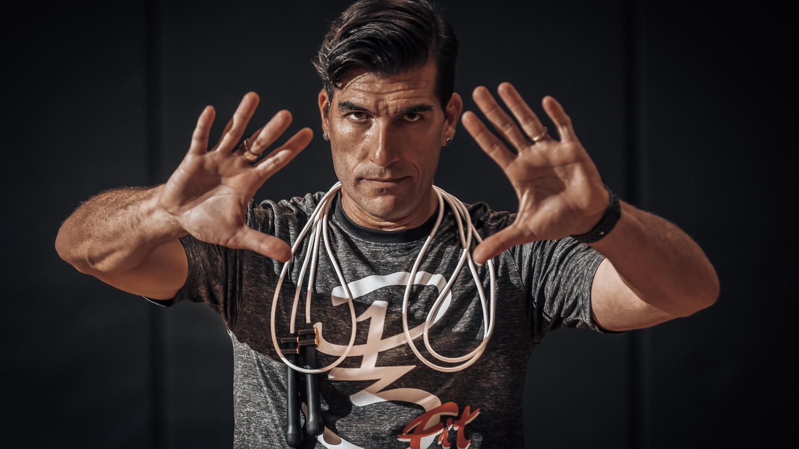 José Manuel Pinto con su proyecto deportivo P13Fit.