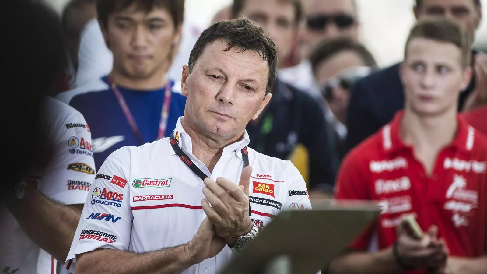Fausto Gresini, director de l'equip Gresini Racing de MotoGP