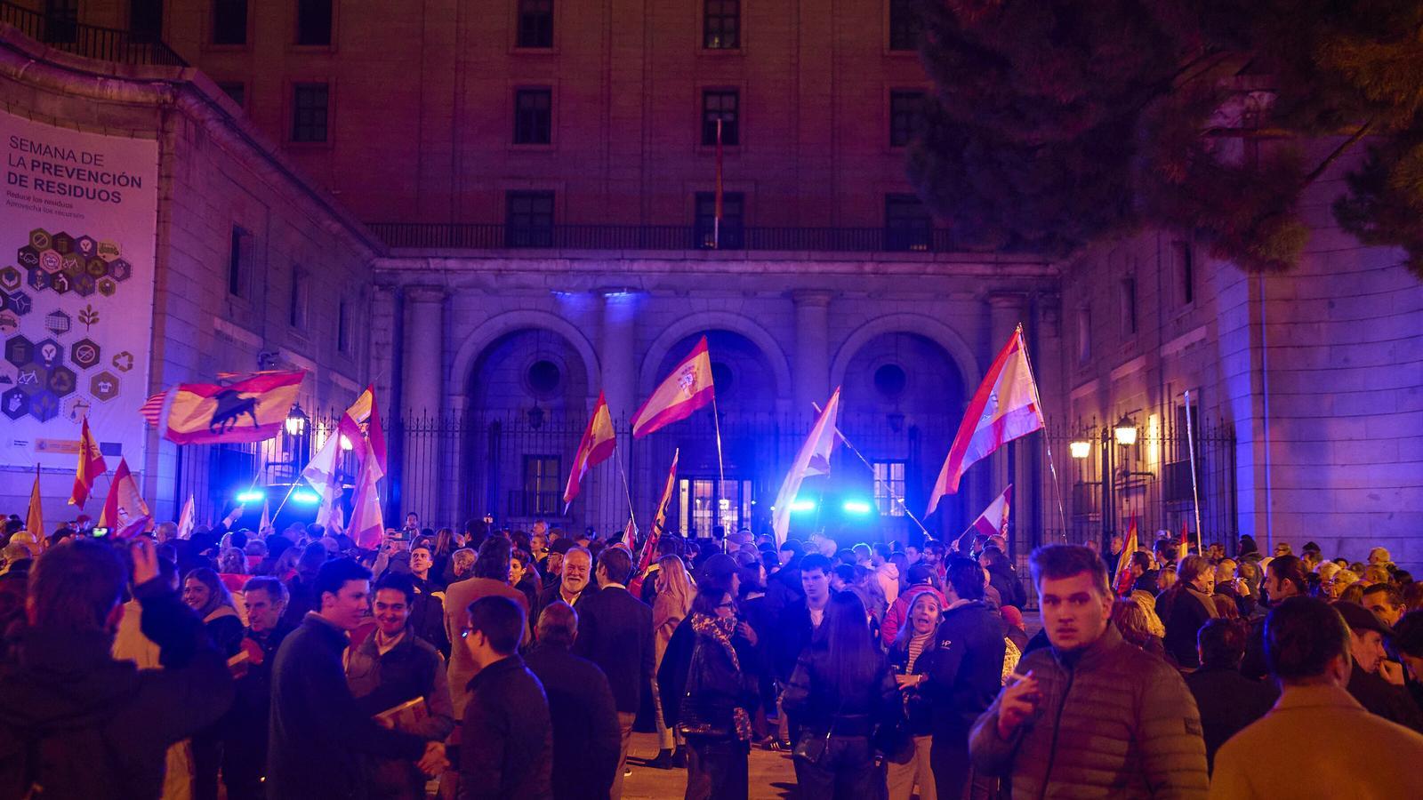 Una manifestación convocada por Revuelta en Madrid.