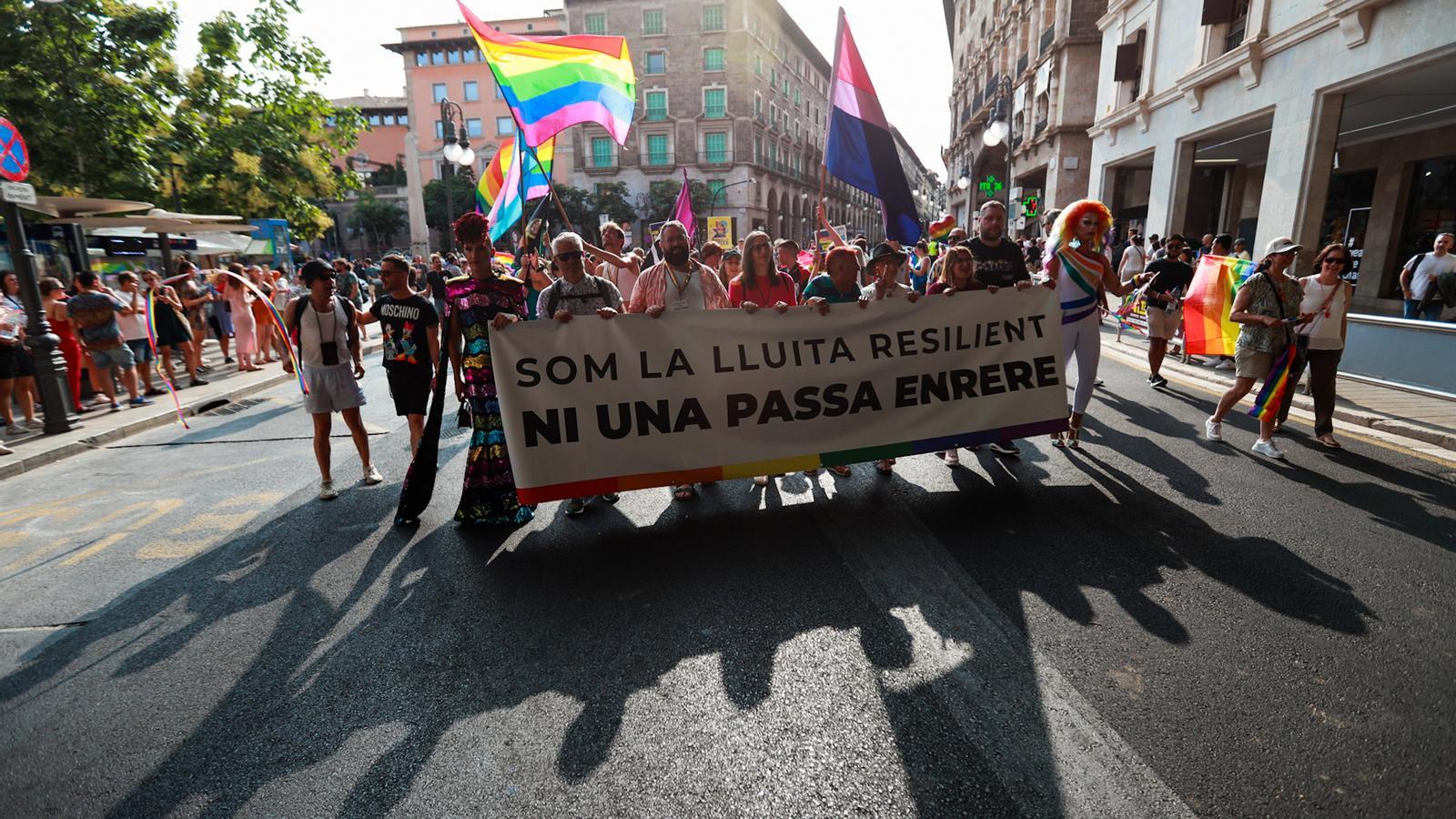 Manifestació del Dia de l'Orgull LGTBI+ a Palma