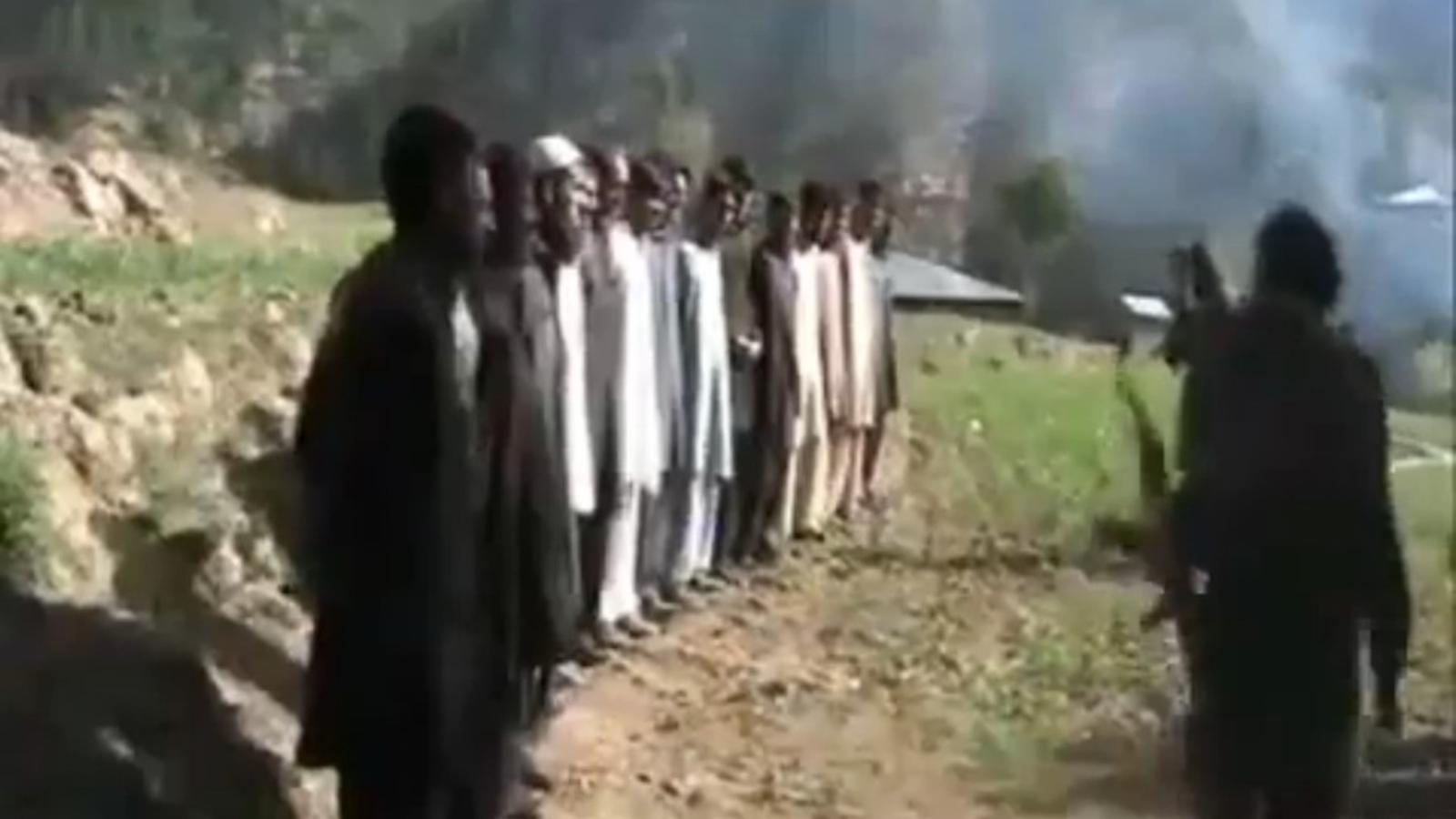 Fotograma del vídeo publicat pels talibans