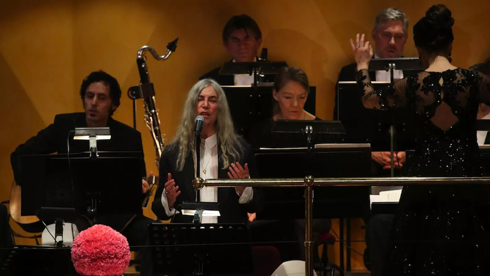 Patti Smith a la cerimònia dels premis Nobel 2016