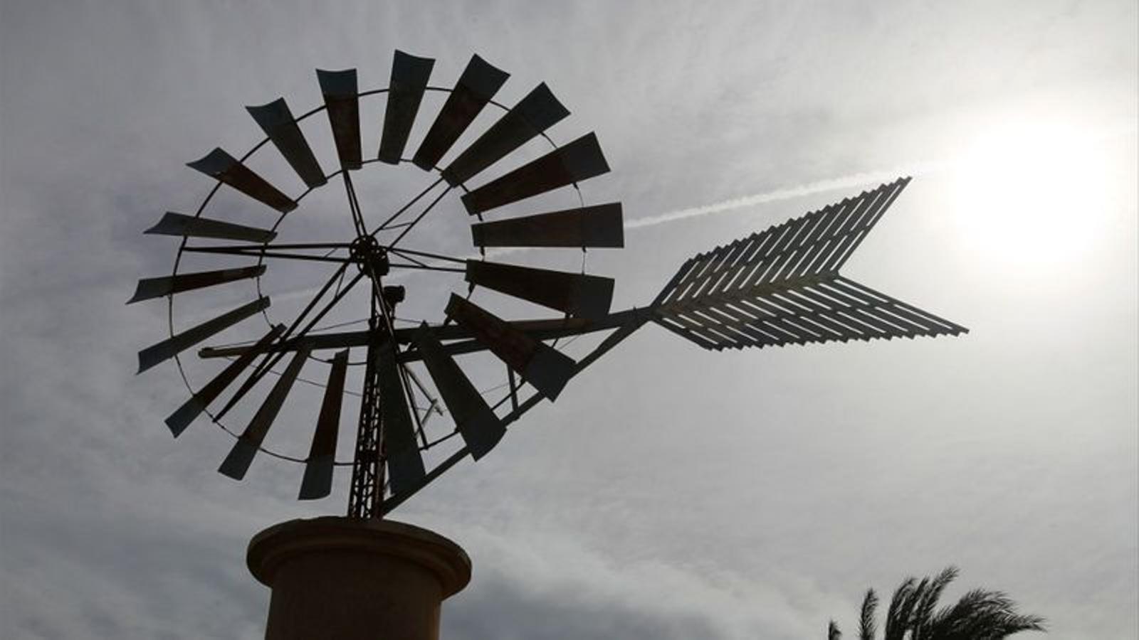 Un molí de vent de Mallorca.