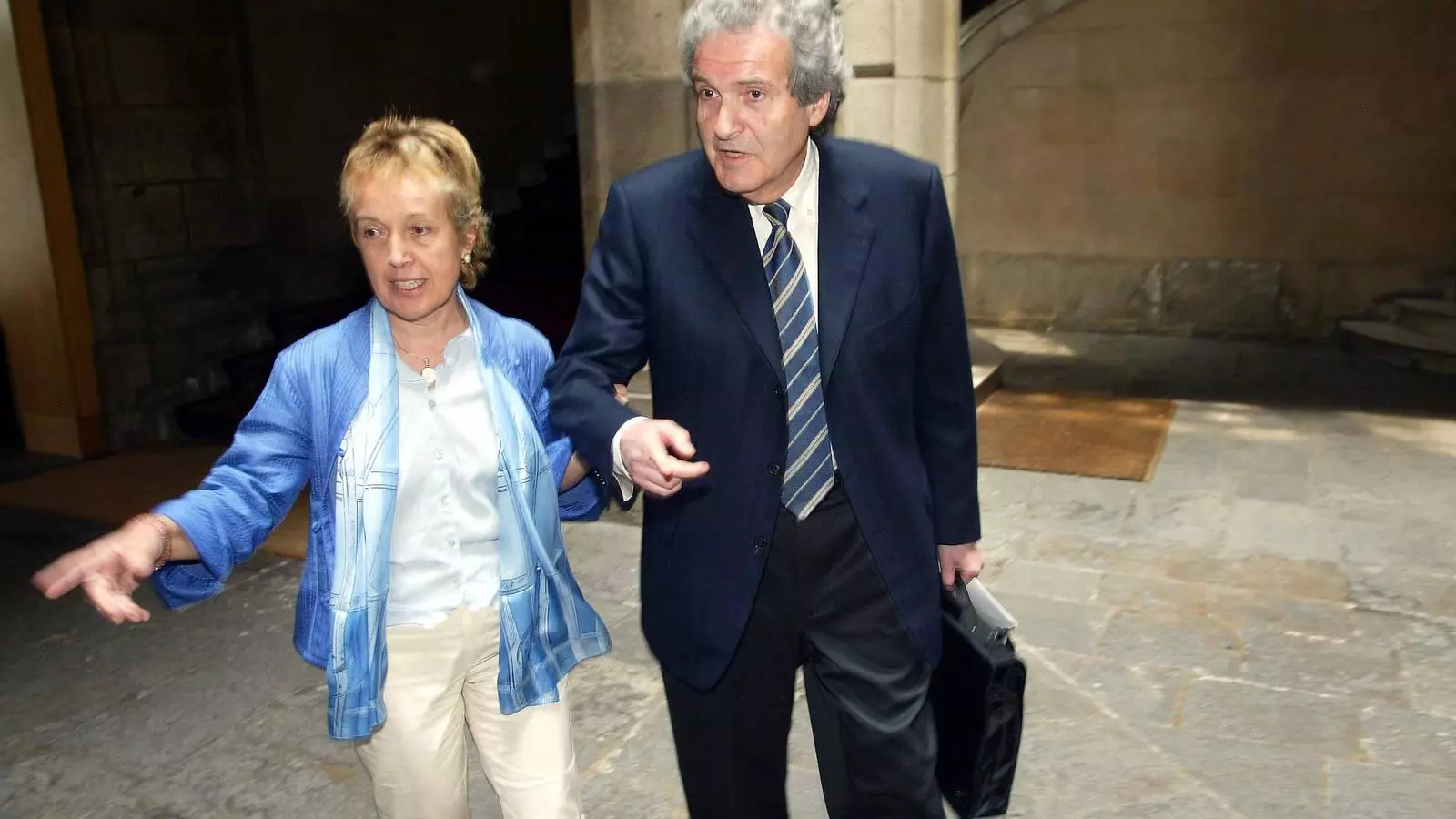 L'ideòleg del projecte L'exconsellera Caterina Mieras i Josep M. Bricall, l'encarregat de dissenyar el projecte del CoNCA.