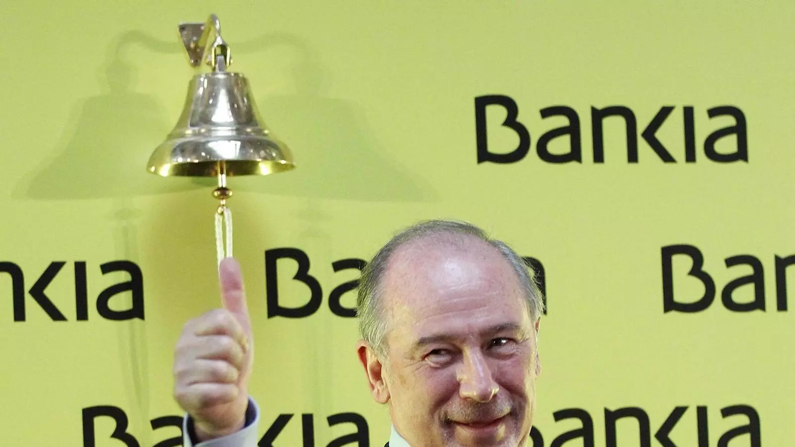 La sortida a la borsa de Bankia va servir per mostrar la imatge més optimista de Rato.