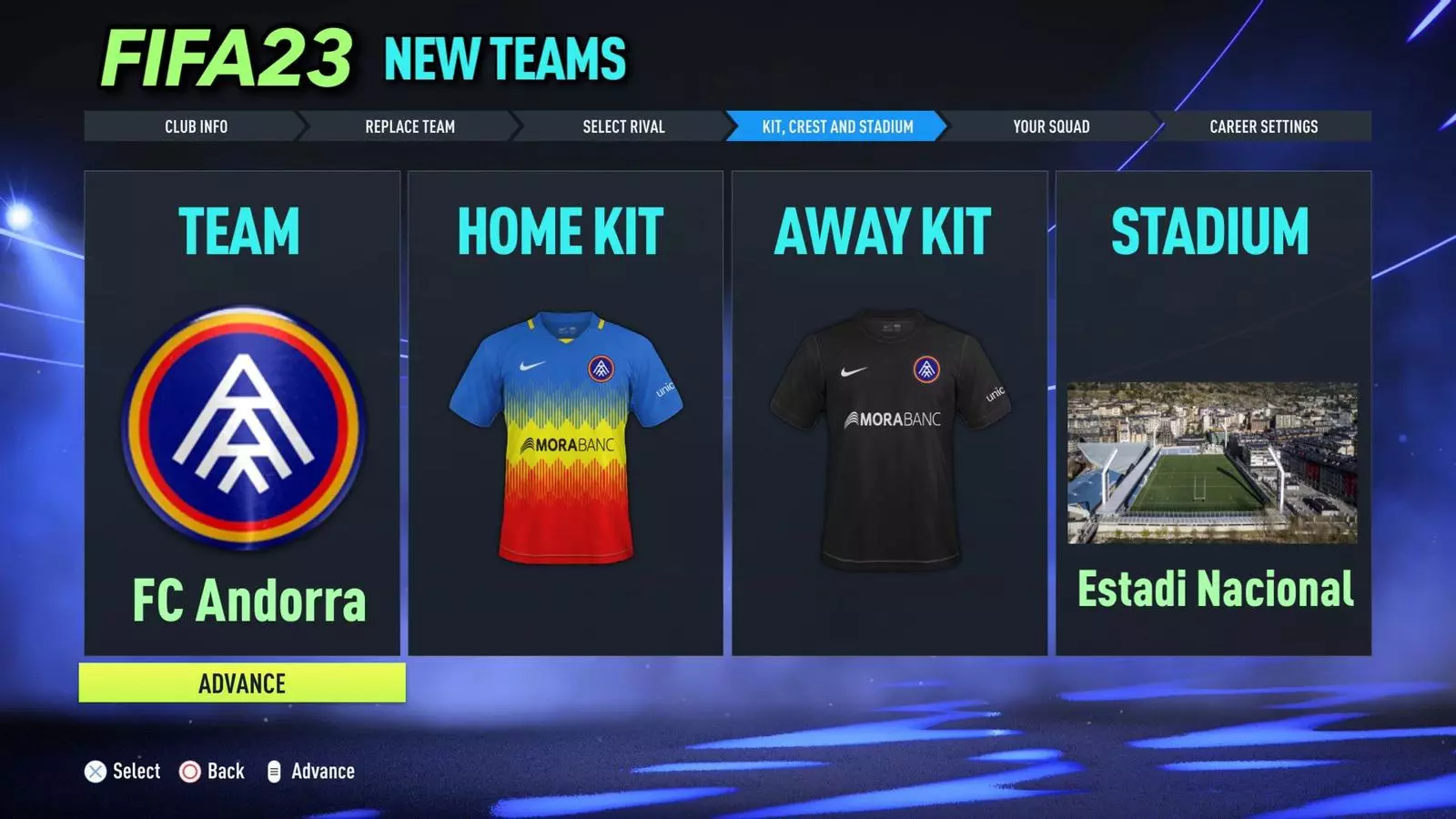 L'FC Andorra estarà al FIFA23.