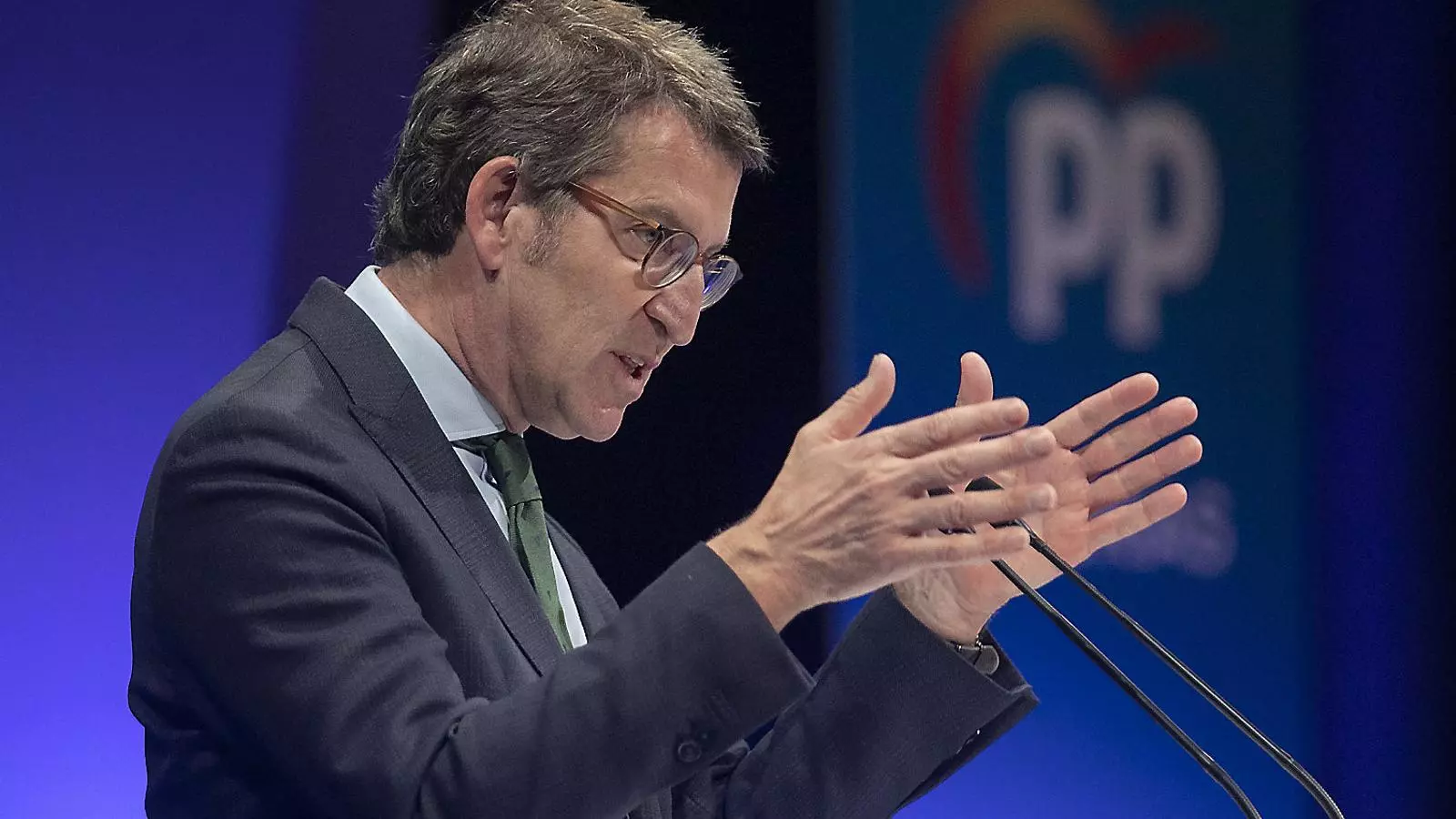 El líder del PP, Alberto Núñez Feijóo