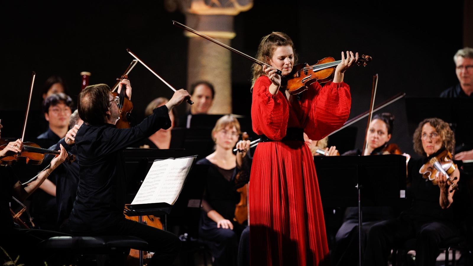 Janine Jansen y Gregori Ahss, en Pollensa.