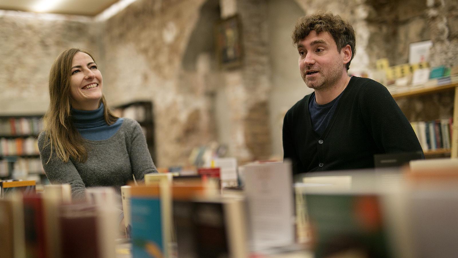 Isabel Sucunza i Abel Cutillas recomanen anar a comprar llibres amb un amic que conegui els nostres gustos