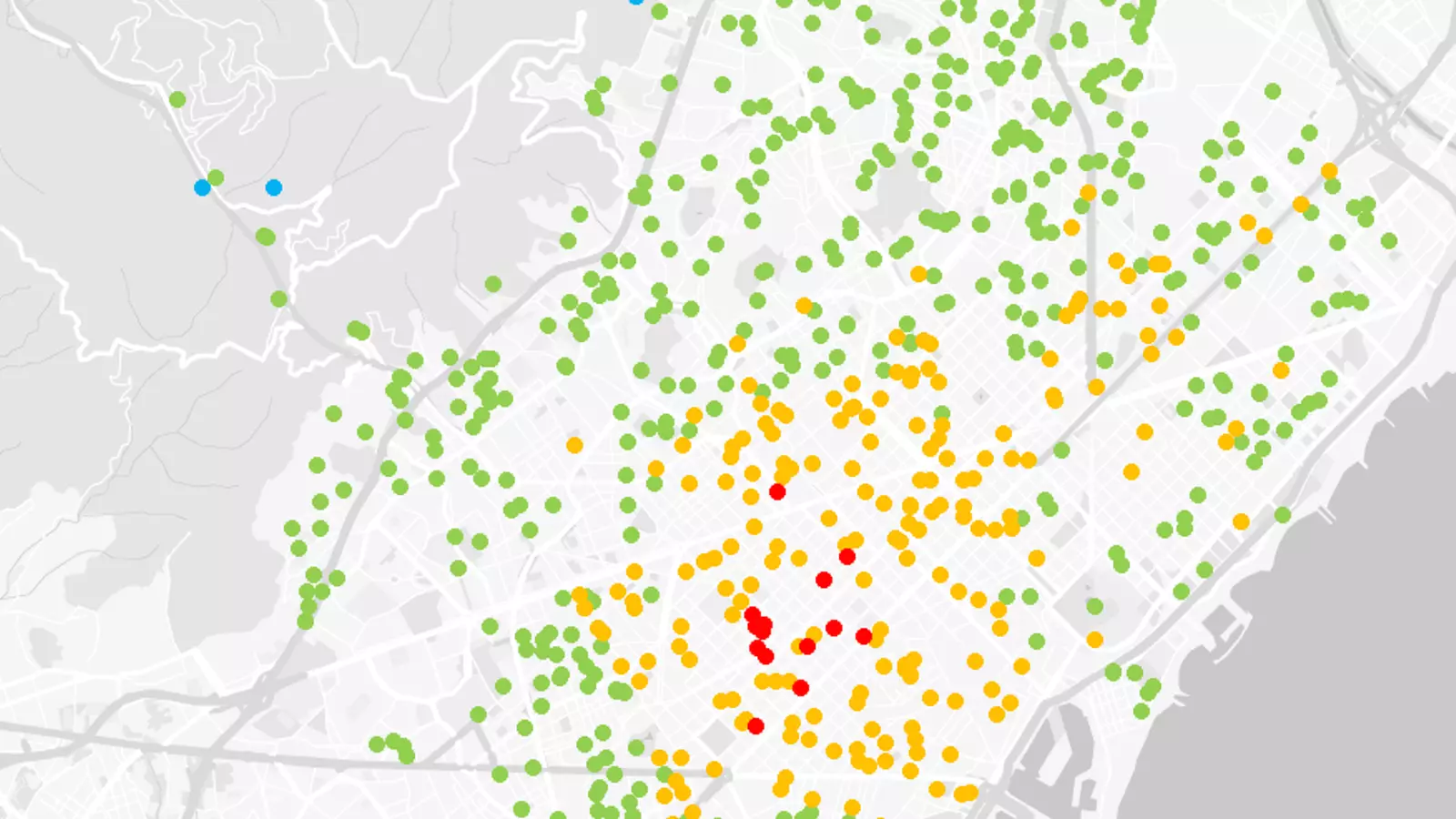 Aquestes són les escoles més contaminades de Barcelona