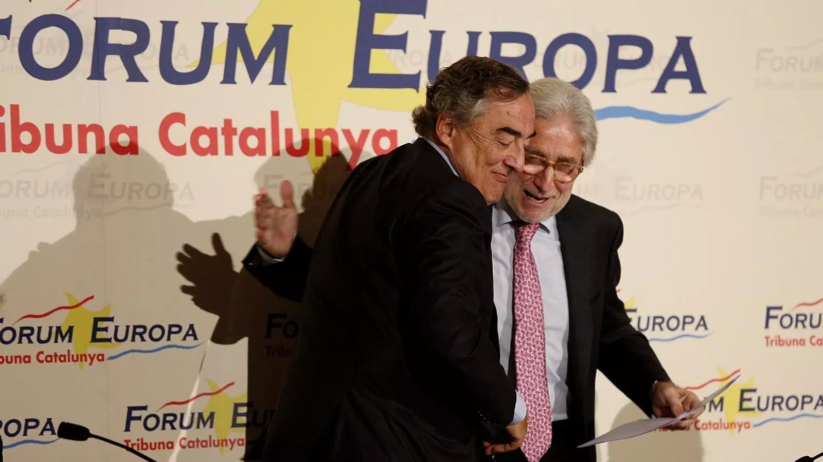 Joan Rosell i Josep Sánchez Llibre, aquest dijous a Barcelona.