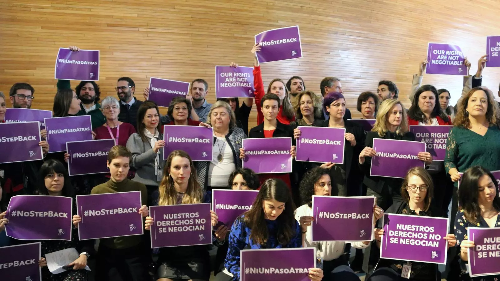 Eurodiputades i assistens al Parlament Europeu