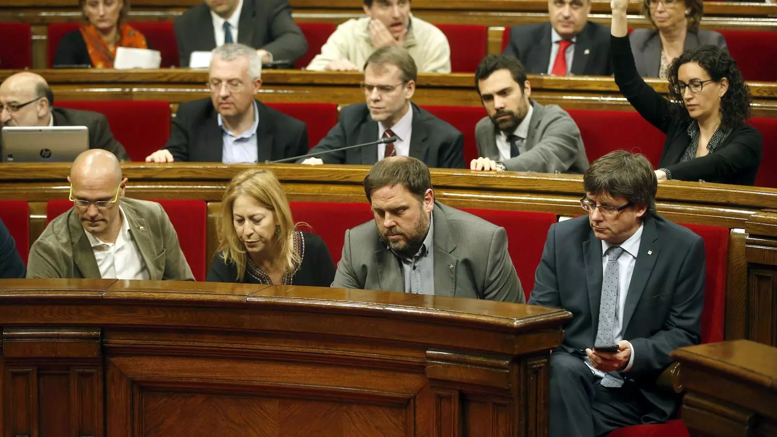 El Parlament debat la moció de la CUP sobre la declaració de ruptura del 9-N