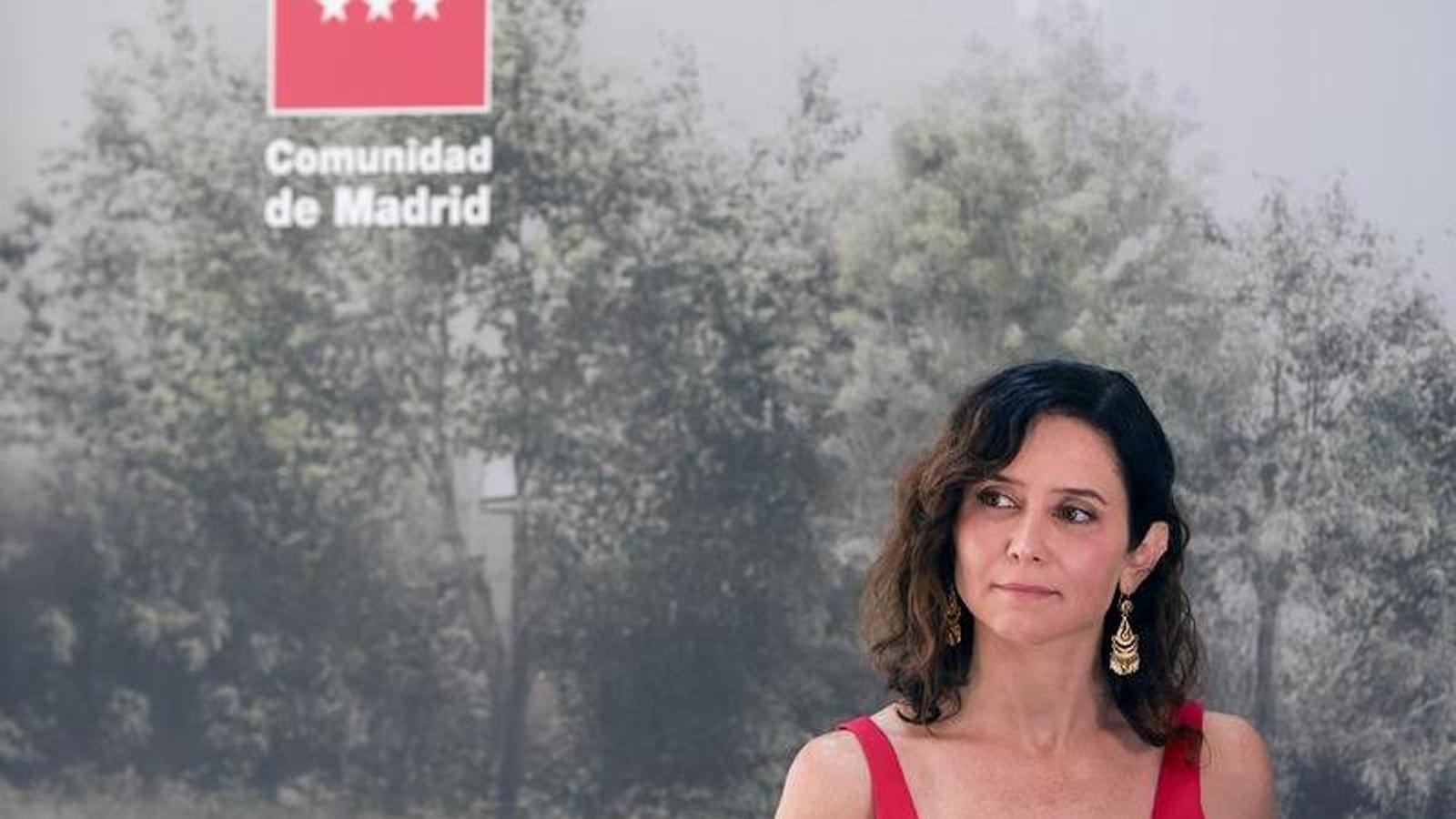 Isabel Díaz Ayuso at the end of July in Madrid.