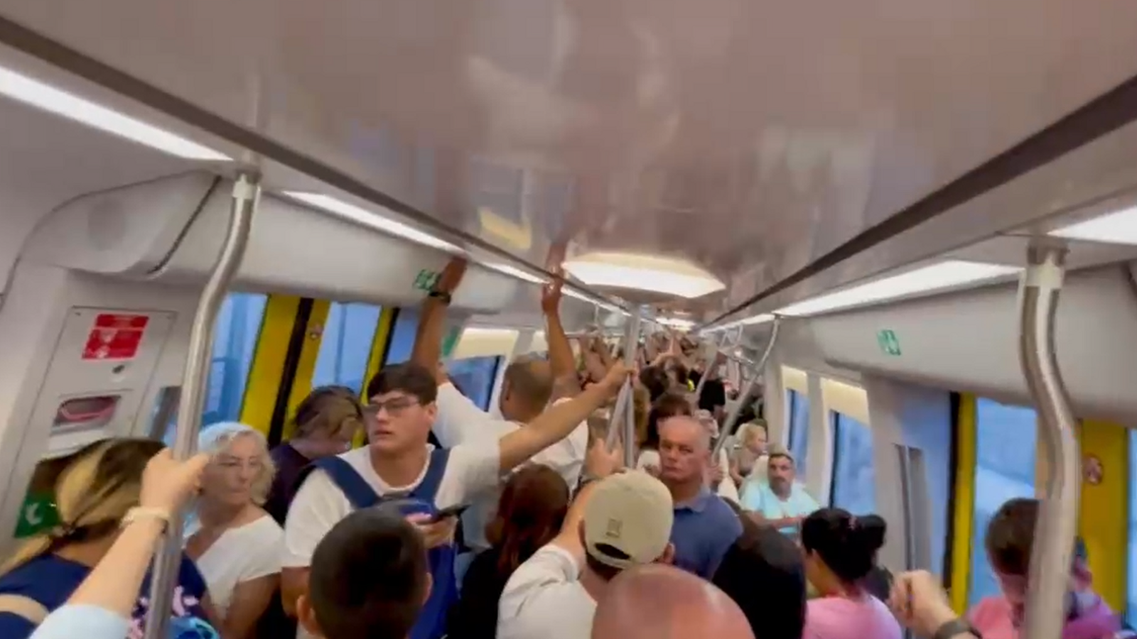 El tren ple aquest dilluns matí