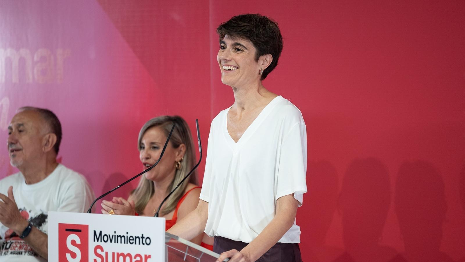 Rosa Martínez intervenes at the Moviment Sumar assembly of last July