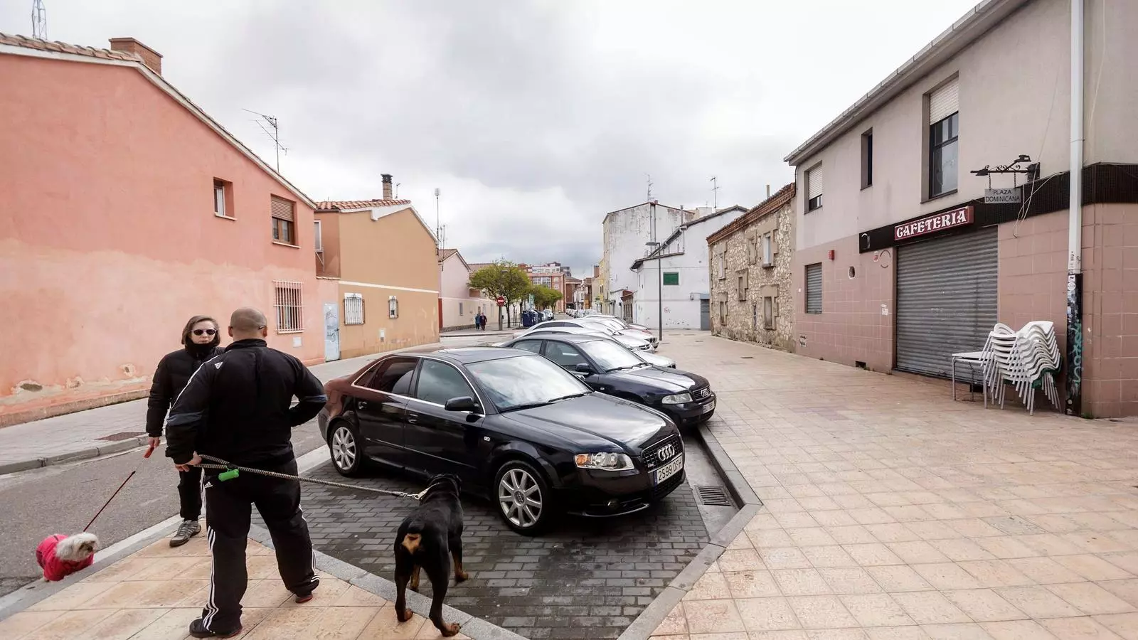 El lloc on s'ha produït l'assassinat d'una dona a Burgos com a conseqüència d'una brutal pallissa de la seva exparella