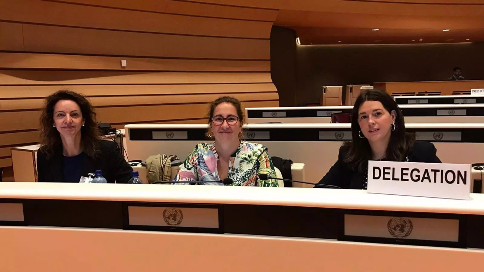 Una part de la delegació andorrana a les Nacions Unides. / DEMÒCRATES