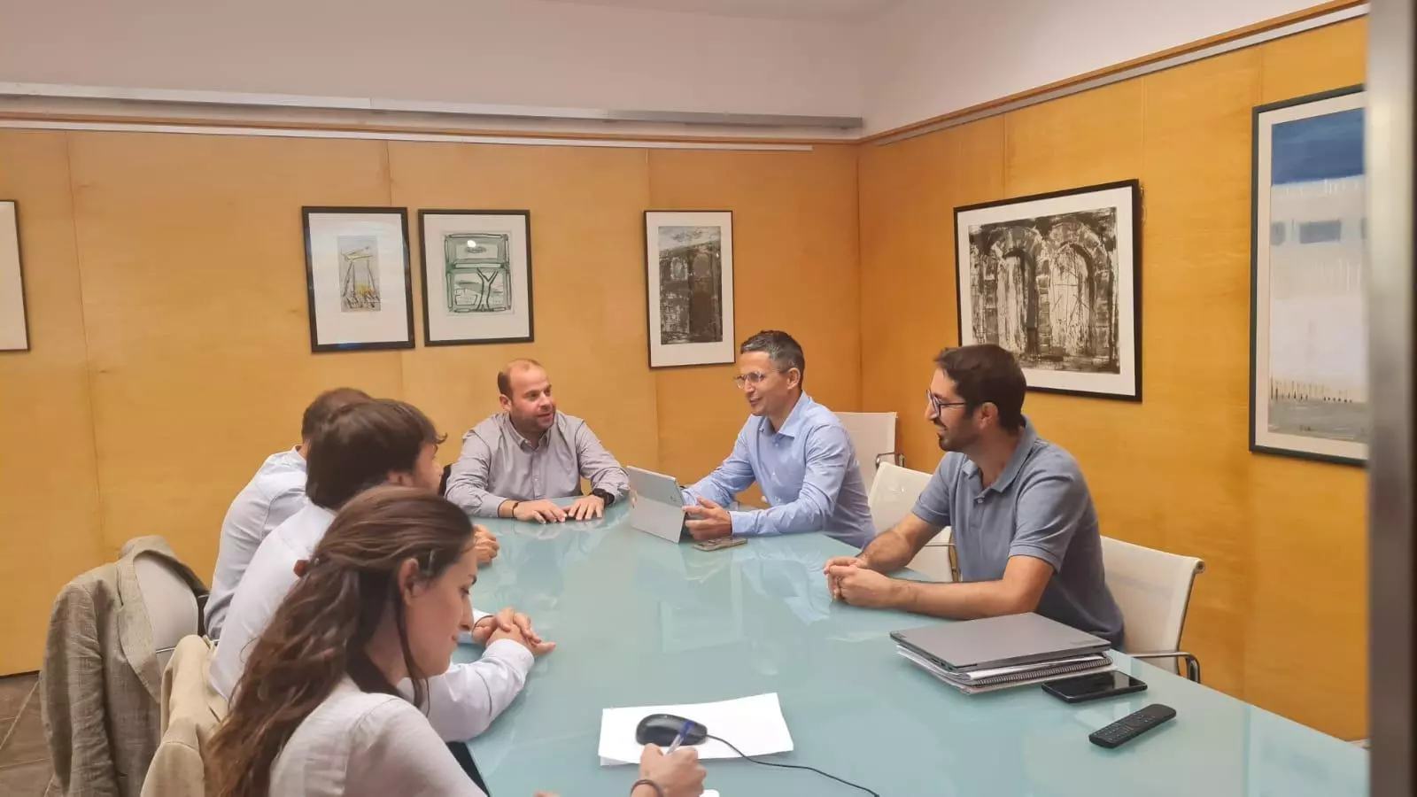 Imatge de la comissió de residus celebrada al Consell de Menorca.