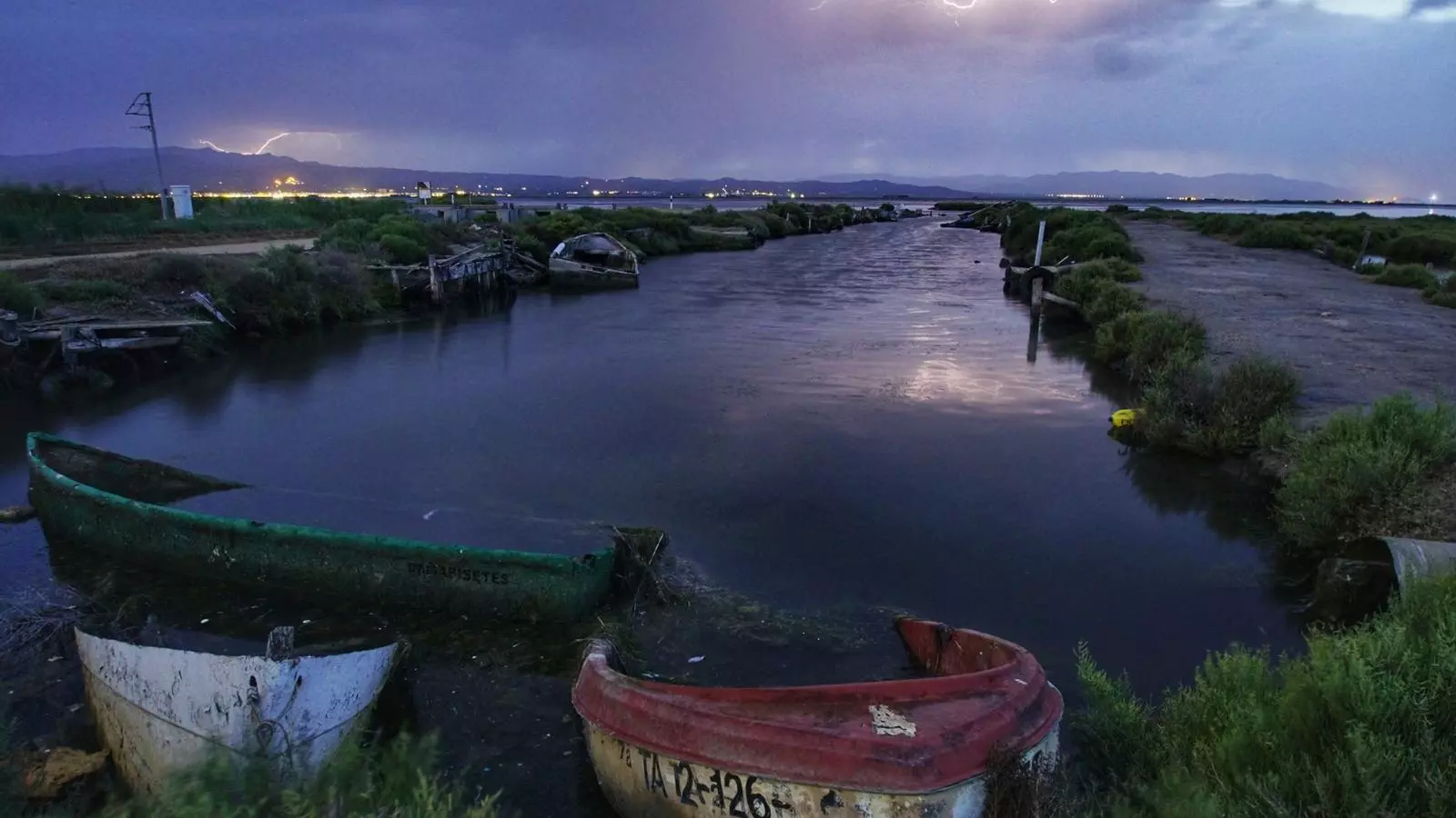Tempesta al Delta de l'Ebre