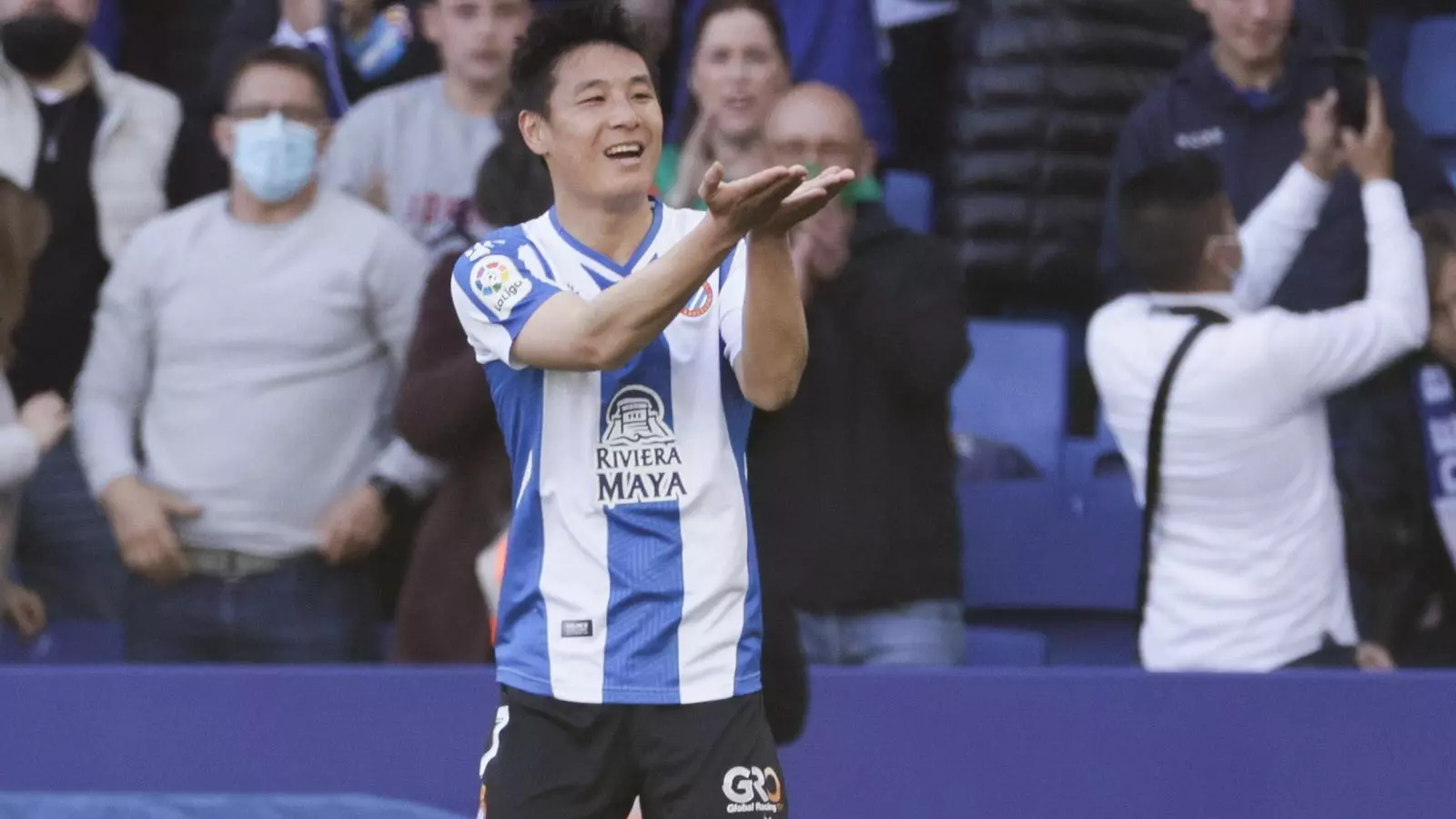 Wu Lei ha marcat el gol de la victòria de l'Espanyol contra el Celta