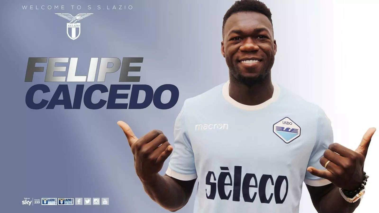 Caicedo ja és nou jugador del Lazio
