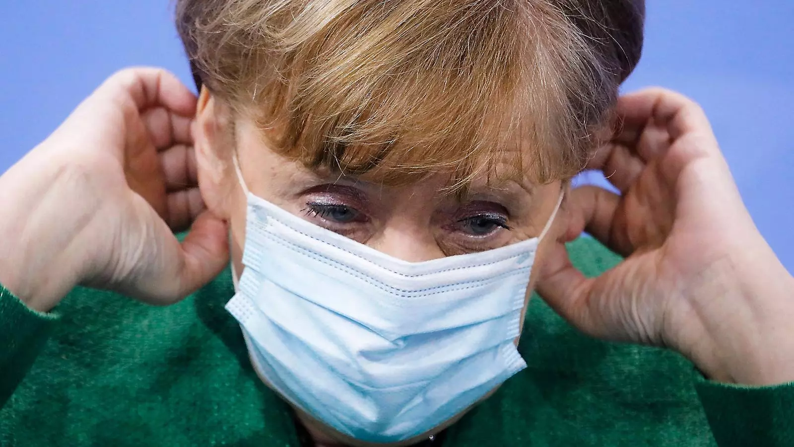 La cancellera alemanya, Angela Merkel, ahir.