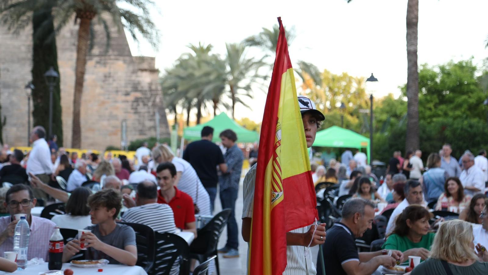Participant al "sopar d'estiu" de Vox a sa Feixina