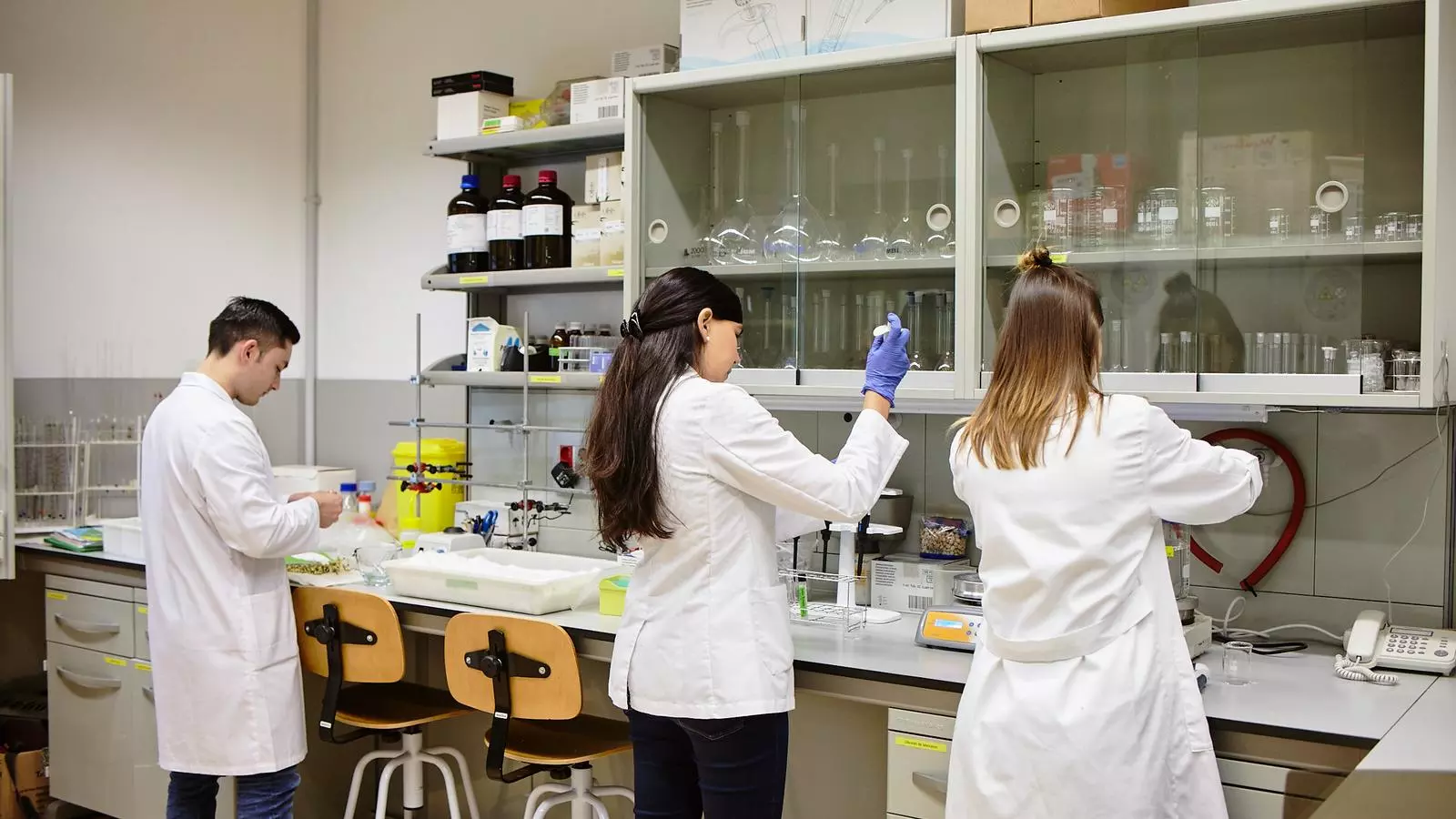 A la imatge, un laboratori de la UB. Els estudis de màster i postgrau permeten l'estudiant aprofundir en la seva àrea i especialitzar-se