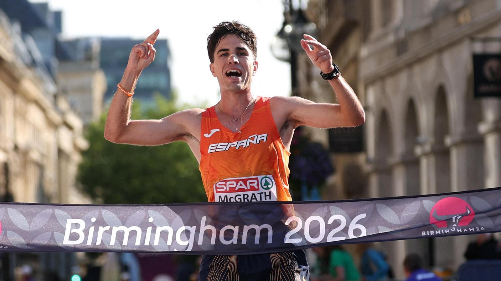 The Catalan Paul McGrath, gold in the European half marathon walk