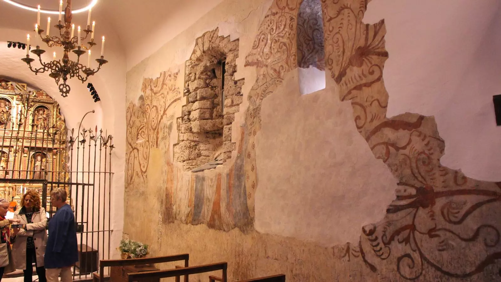 Pintures restaurades a l'església de Sant Climent de Pal. / C. A.