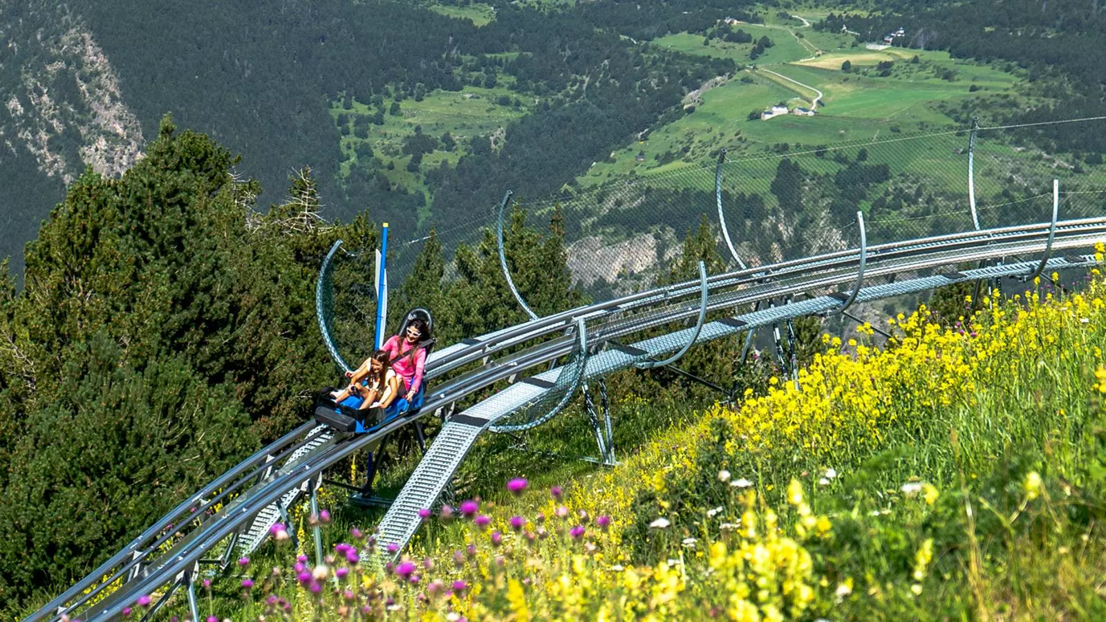 Una de les activitats del Mon(t) Magic Family Park de Grandvalira.