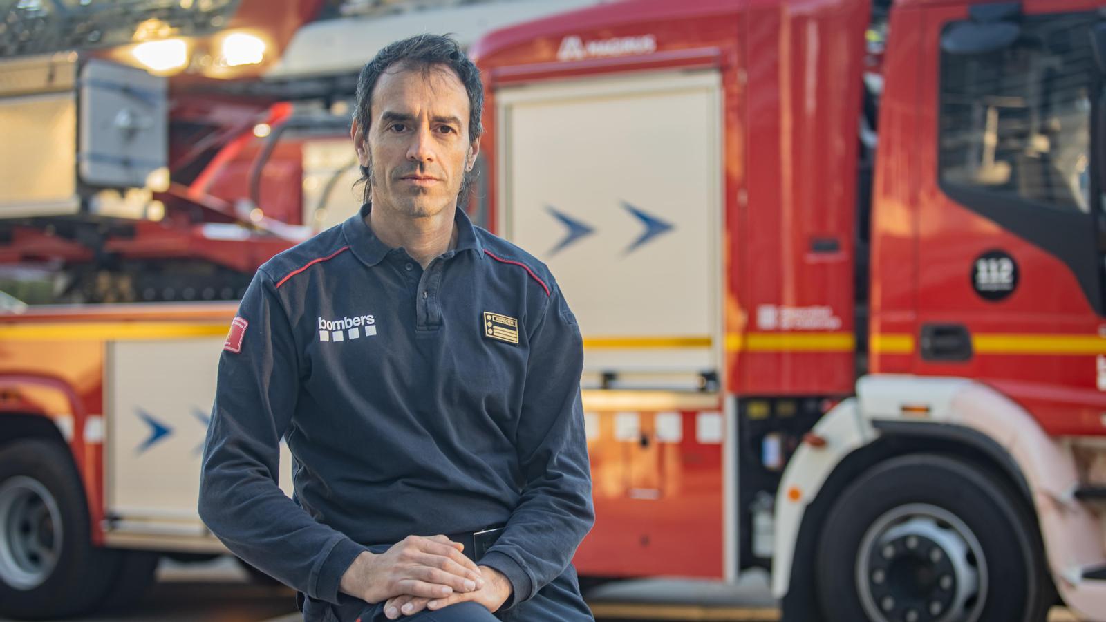 El inspector David Borrell, jefe de los Bomberos de la Generalitat.