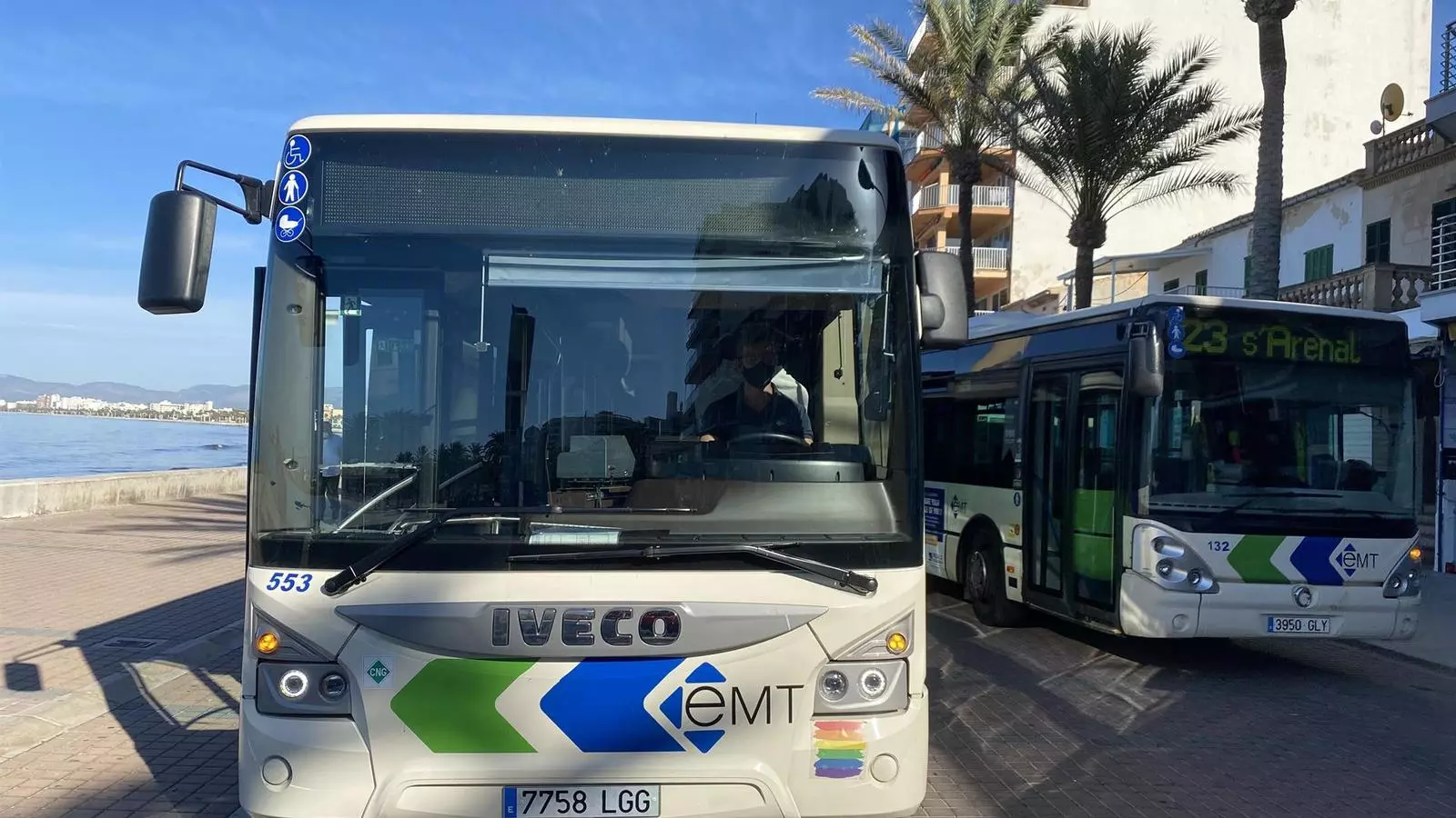 Un bus de l'EMT de Palma.