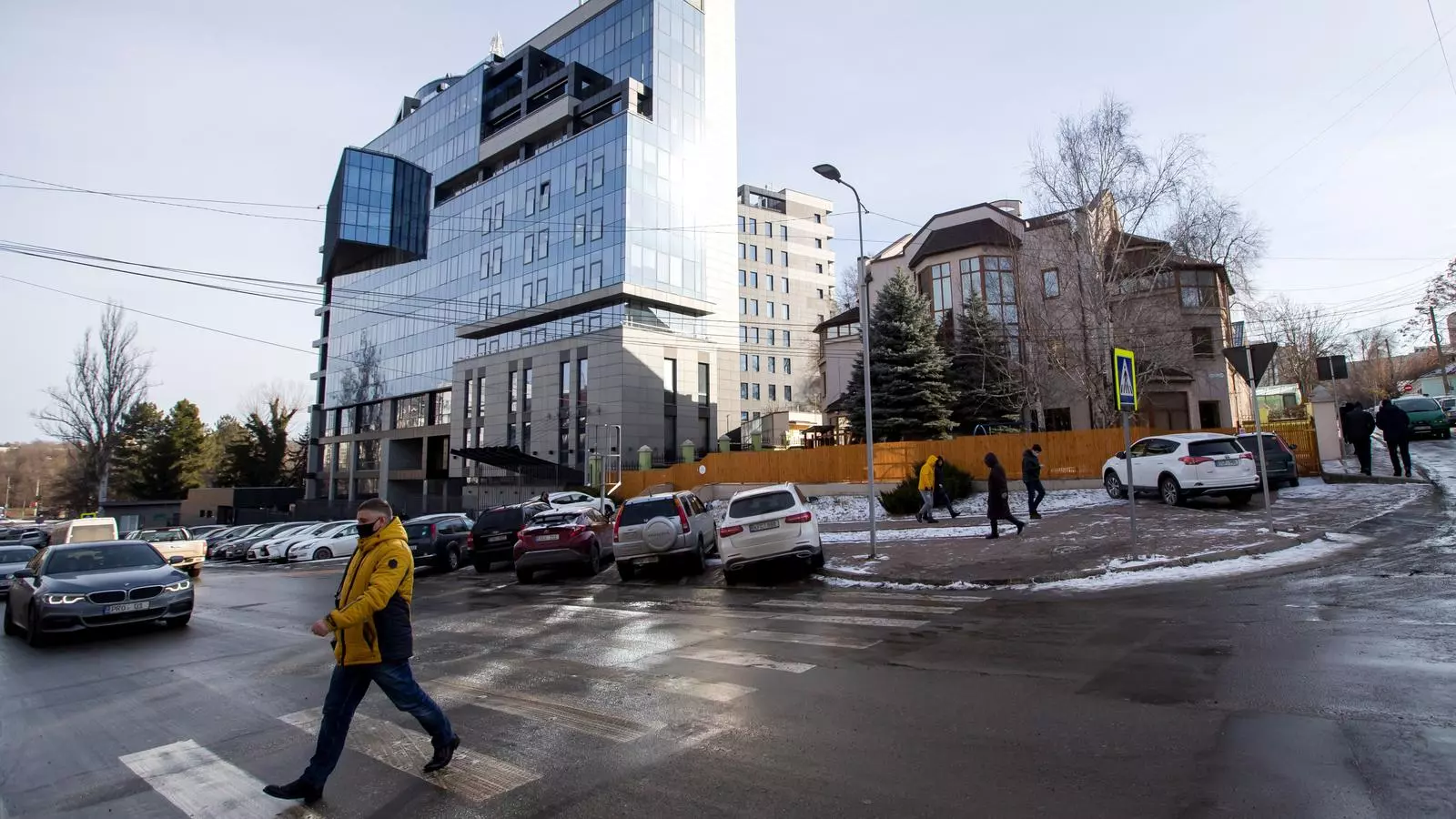 La seu de Moldovagaz, a Chisinau, la capital de Moldàvia.