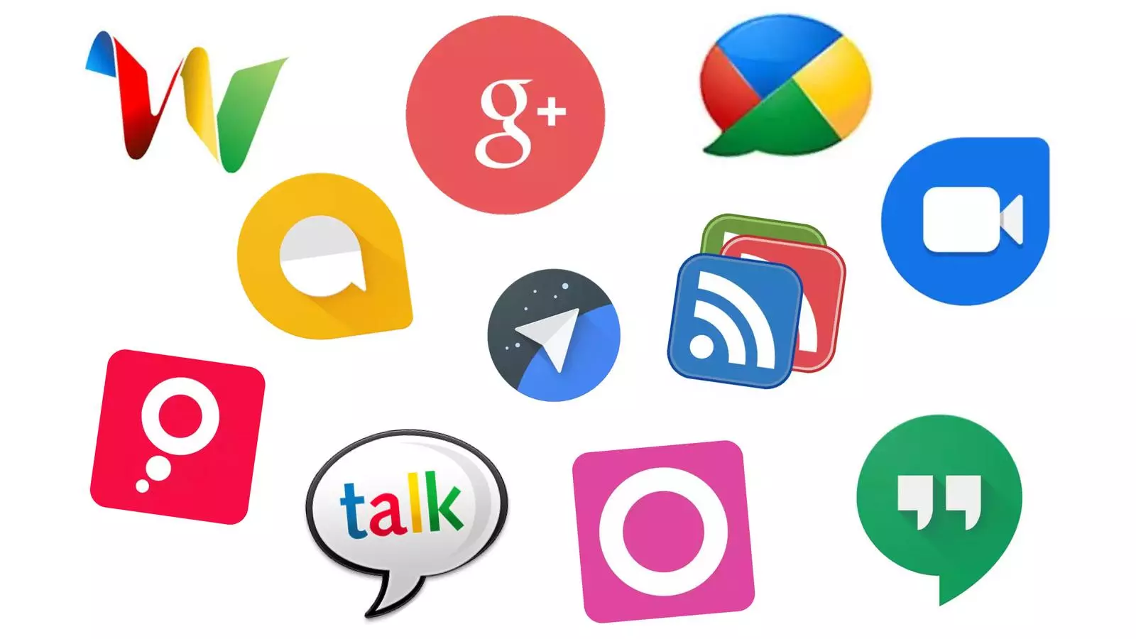 Els logotips dels serveis que Google ha fet passar a millor vida