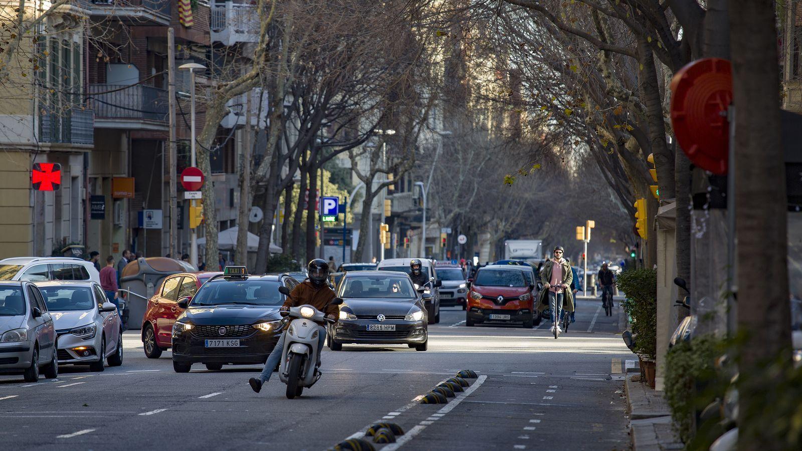 A street in Barcelona, in a file image