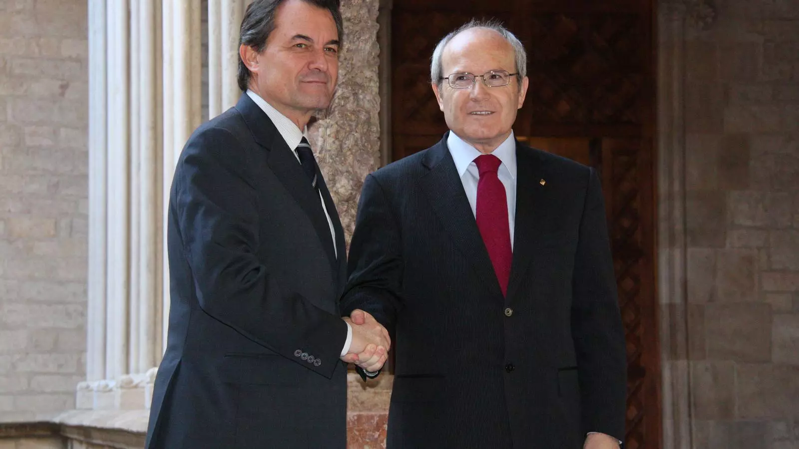 Montilla i Mas, al Palau de la Generalitat.