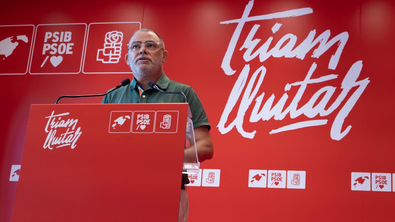 El secretario de organización del PSIB, Cosme Bonet