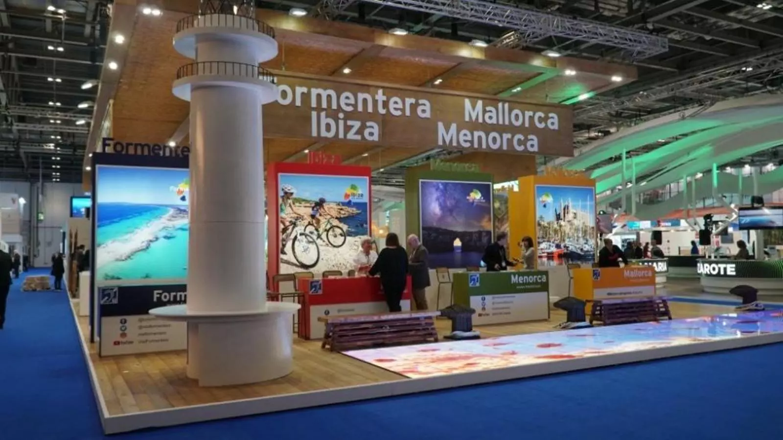 Un estand de les Balears a una edició de la World Travel Market.