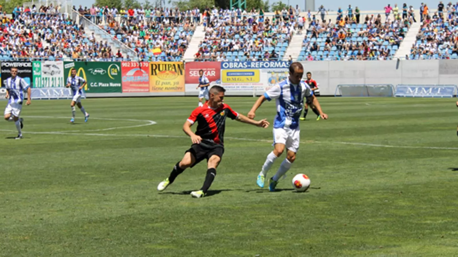Imatge del partit d'anada entre el Leganés i l'Hospi / DEPORTIVOLEGANES.COM