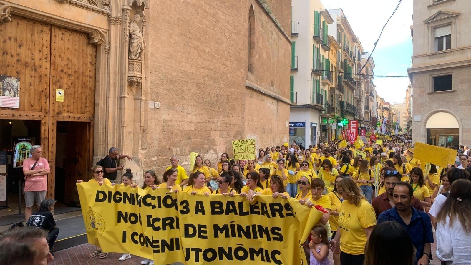 Head of the demonstration.