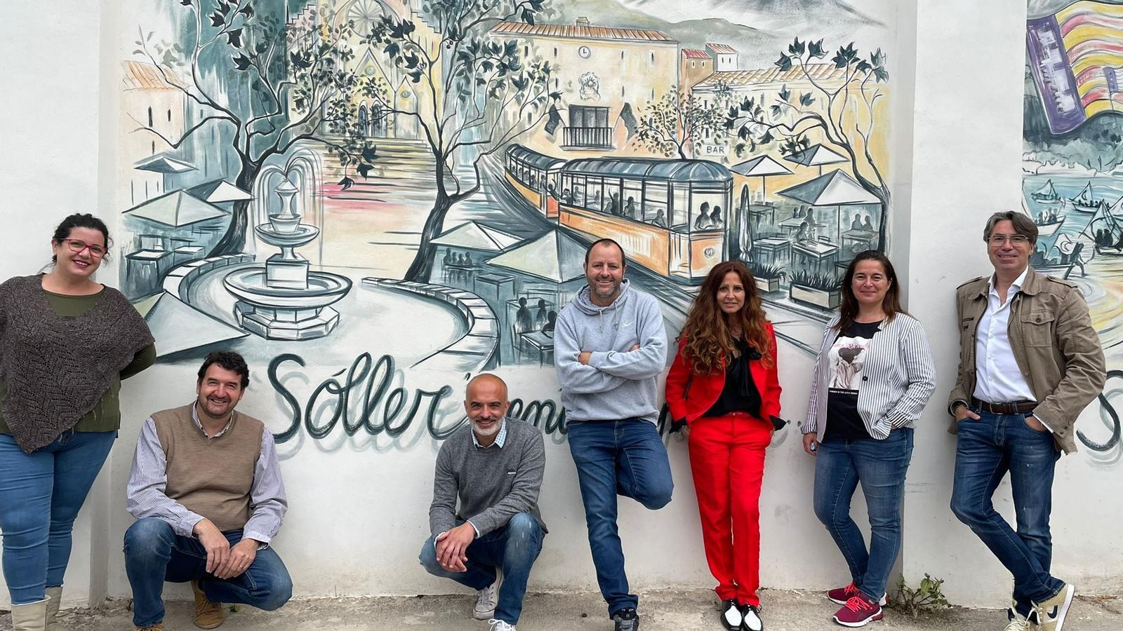 L'equip de "Seny i Sentit", el nou partit de Sóller