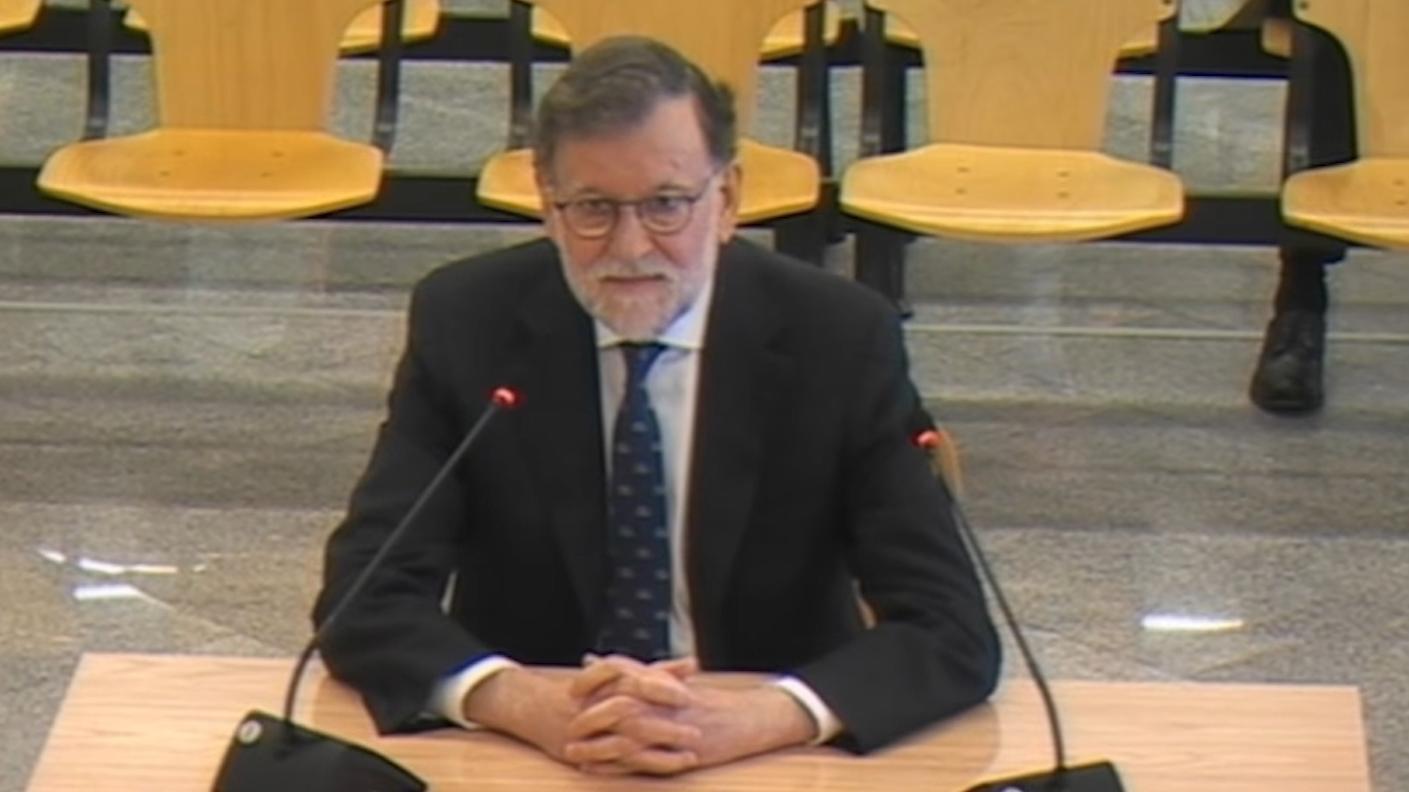 Mariano Rajoy declares at the National Court