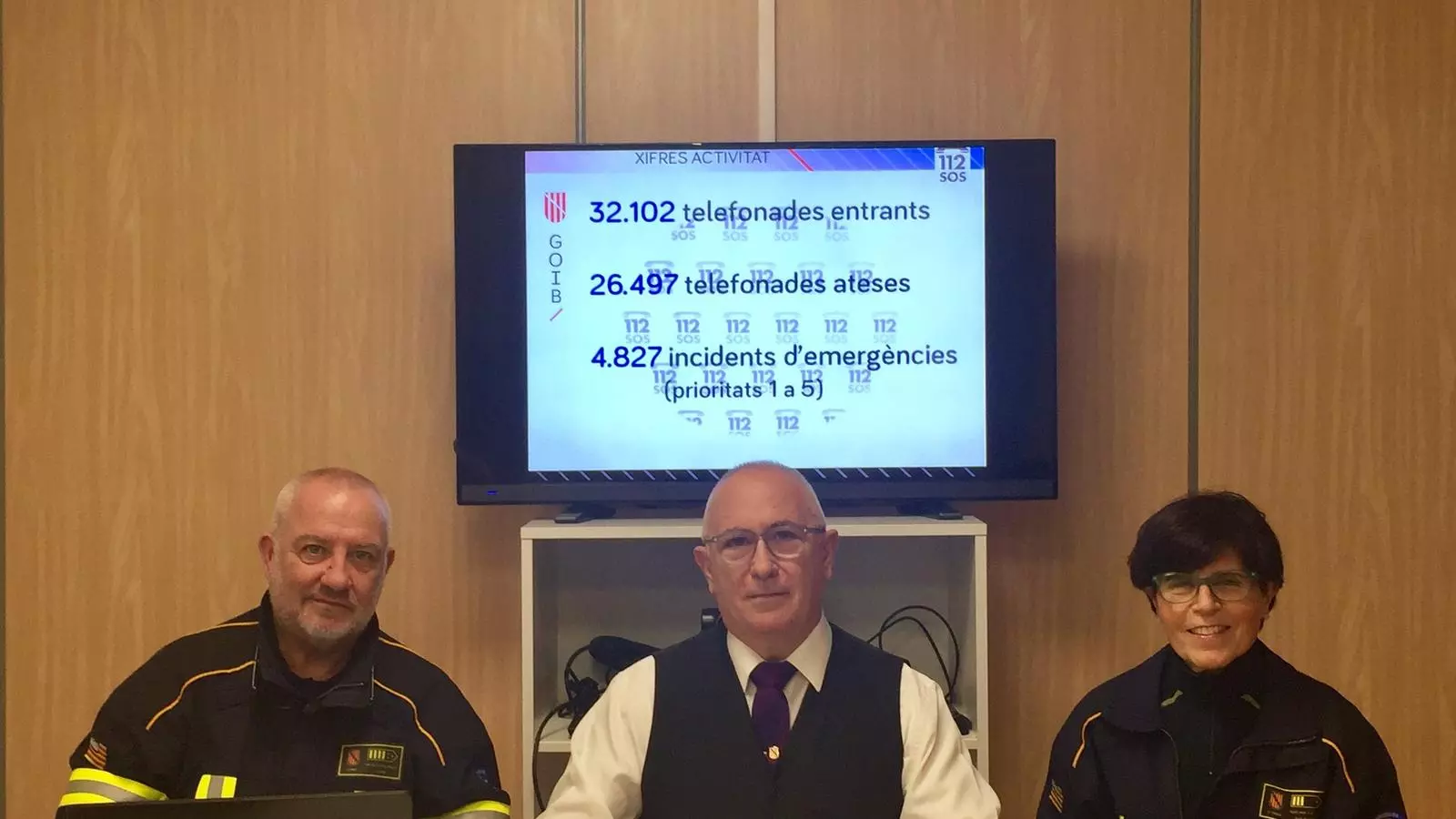 Els responsables d'Emergències del Govern Balear han presentat les dades a Es Mercadal.