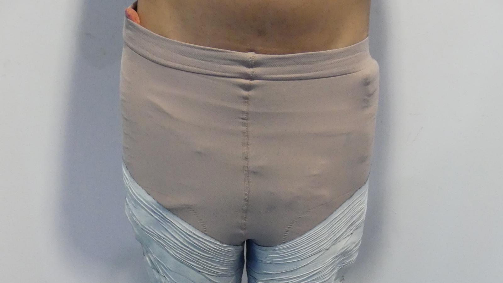 The man was carrying the cocaine hidden on his body.
