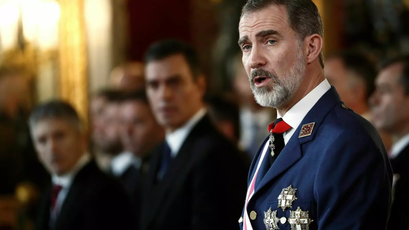Felip VI en el discurs de la Pasqua Militar