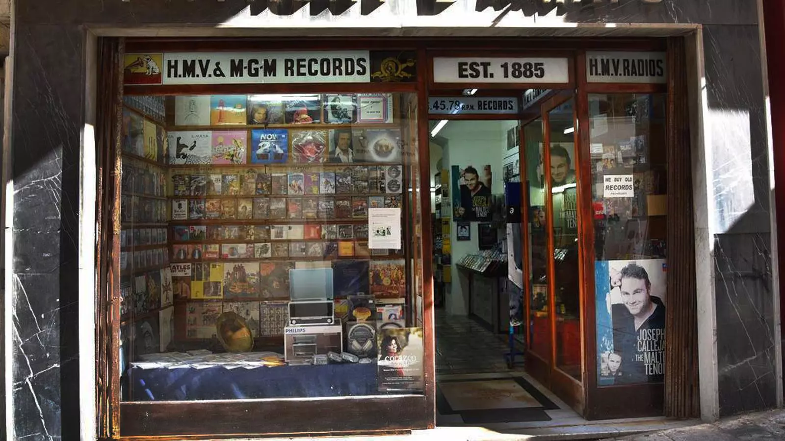 D’Amato Records fa més de 110 anys que ven vinils al centre de La Valletta.